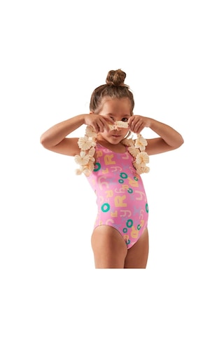 Roxy Erlx103093 Funny Bambino One Piece Kız Çocuk Mayo Pembe