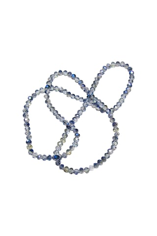 6 Mm Indigo Kristal Cam Boncuk 1 Dizi - 80-85 Adet