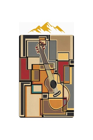 Modern Desenli Dijital Baskı Kaymaz Taban Halı H0962 Renkli