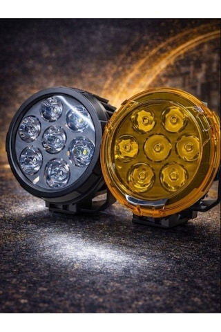 7 Li Led Mini Driving Light Ip68 Dc 12-80v 30000 Saat Ömürlü Profesyonel Sis Farı