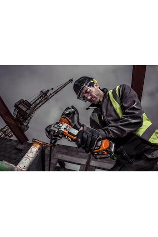 Aeg BEWS 18-115BL-502C 18V 5Ah Çift Akülü Taşlama Makinesi