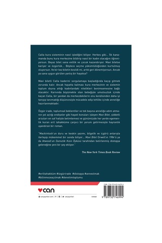 Mavi Bilet - Sophie Mackintosh - Can Yayınları