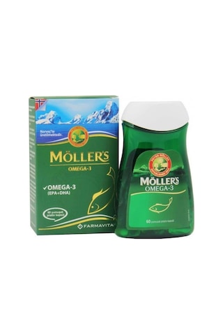 Möllers Omega 3 Takviye Edici Gıda 60 Yumuşak Kapsül 2 Adet