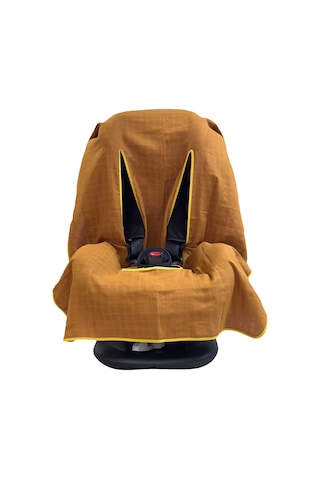 Ezh Collection 4010 Bebek Müslin Oto Koltuğu Kılıfı Kiremit