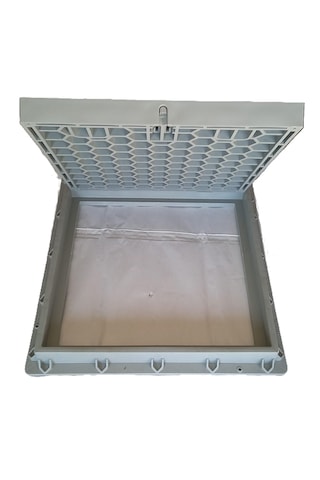 70x80 Dikdörtgen Rögar Kapağı / Havuz Kapağı /menteşeli/kilitli/ Çerçeve + Düz Kapak 1 Adet