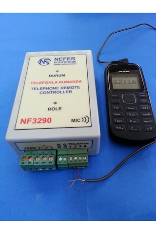 Nefer Nf3290 Gsm Dalgıç Pompa Kontrol Uzaktan Kumanda Sulama Sera