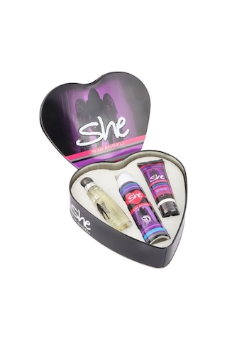 She Angel Kadın Parfüm EDT 50 ML + Sprey Deodorant 150 ML + Losyon 75 ML