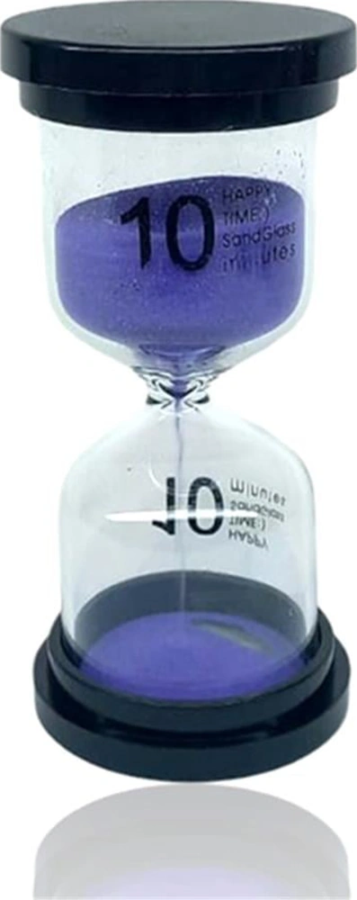 10 Dakikalık Mor Renk Kum Saati