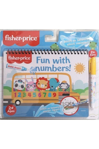 Fisher Price Sihirli Su Kalemli Boyama Kitabı / Sayılar