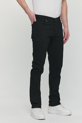Polo State Regular Fit Likralı Erkek Denim Kot Pantolon Siyah Siyah