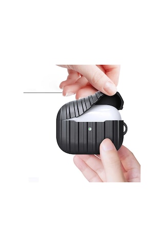 Lexroo Apple AirPods Uyumlu Pro Airbag 21 Kılıf - Siyah