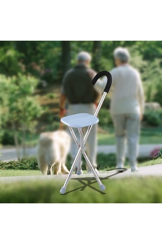 Suntek Katlanır Baston Koltuk Gri