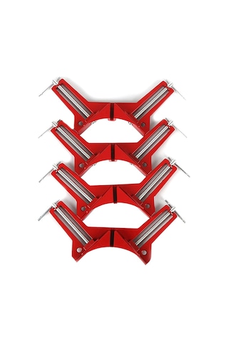 4 Adet 90 Derece Dik Açı Klips, Cam Tutucu İçin Sabitlenmiş Köşe Kelepçesi