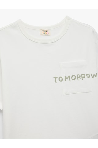 Koton Kids Ekru Erkek Çocuk T-shirt 5skb10496tk Ekru