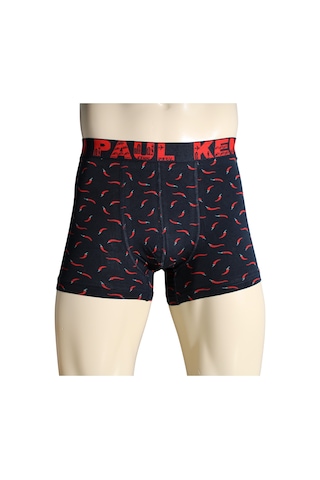 Kennpaul 7'li Desenli Karışık Erkek Pamuk Boxer Yumuşak Kumaş Çok Renkli