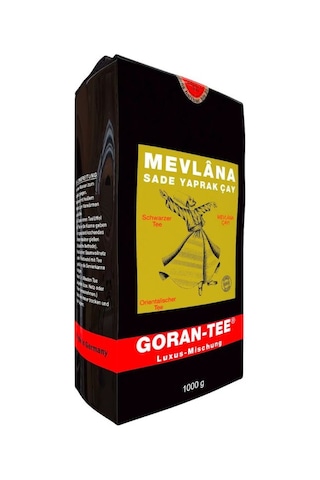 Mevlana Sade Yaprak Goran Tee Siyah Dökme Çay 1 KG Mevlana Sade Yaprak Goran Tee Siyah Dökme Çay 1 KG