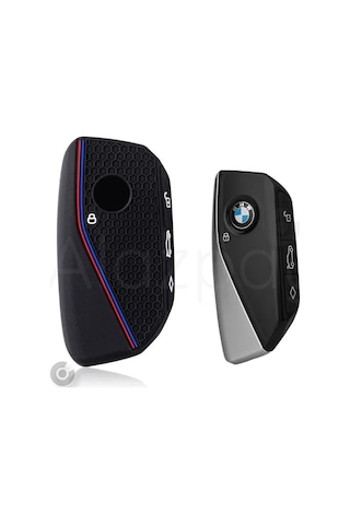 Bmw İ7 İ5 İ4 İx X1 X5 X6 X7 Xm 2 3 4 5 7 Serisi G07 F98 G70 G09 Silikon Desenli Anahtar Kılıfı Mk