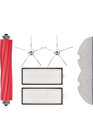 Roborock Q7 Max Uyumlu Mop Fırça Filtre Yedek Set