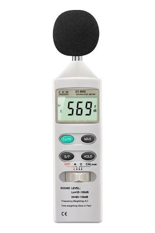 Cem Dt-8850 Kalibrasyon Yapılabilen Ses Ve Gürültü Ölçüm Cihazı