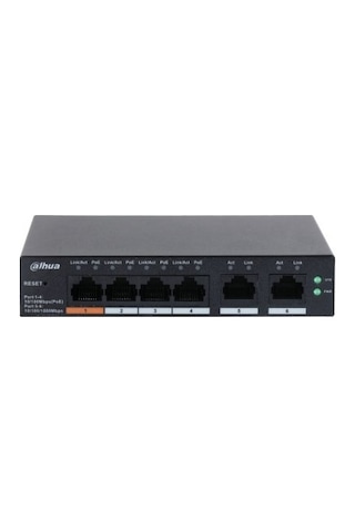 Dahua CS4006-4ET-60 4 Port Yönetilebilir Poe Switch