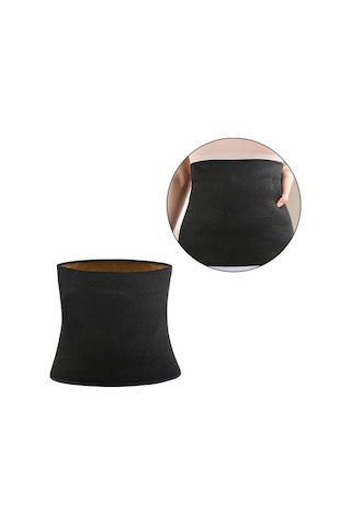 Pazly Suntek Bel Isıtıcı Sırt Destekleyici Kalın Koruyucu Rahat Siyah Siyah