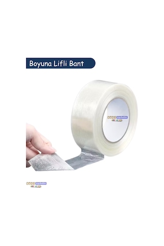 Yırtılmaya Karşı Dirençli, Yüksek Yapışma Gücü Boyuna Lifli Bant 50mmx50mt 559a3 1