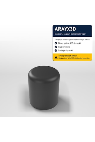Arayx3d Toyota Corolla E12 2002-2007 Uyumlu El Freni Düğmesi Park Freni Butonu Siyah