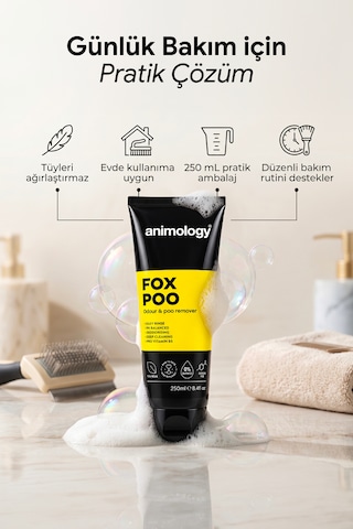Animology Fox Poo Kötü Köpek Kedi Koku Giderici Şampuanı 250 Ml