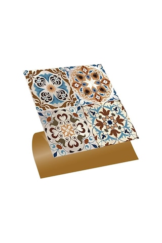 Yapışkanlı Kaplama Çıkartması Duvar Zemin Kaplama Solo Fas Desenli Pvc 30x30 Cm 11 Adet 1 M² Genel