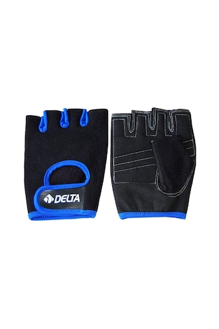 Delta Force Extra Ağırlık Body Dambıl Halter Fitness Eldiveni, Siyah, Medium Açık Mavi