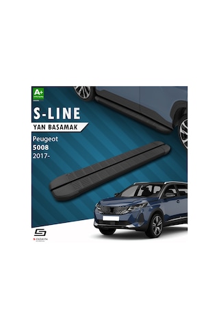 S-Dizayn Peugeot 5008 2 S-Line Siyah Yan Basamak 203 Cm 2017 Üzer