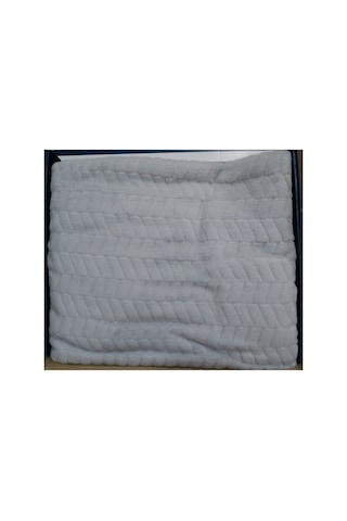 Merinos Modern Line 2 Parça Battaniye Seti-gri