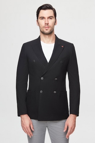 Twn Slim Fit Siyah Kumaş Ceket 5ef04dd024881 001