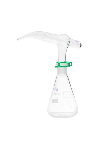 Cam Otomatik Pipet 10 Ml - Dispenser Depolu 250 Ml Erlen Şilifli