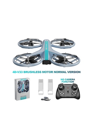 4d-v33 Renk Değiştiren Işıklı Fırçasız Motorlu Kamerasız Akrobasi Drone