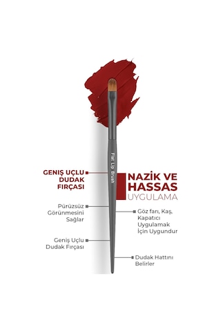 Alix Avien Geniş Uçlu Dudak Fırçası Flat Lip Brush
