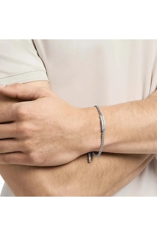 Emporıo Armanı Ajegs3189-040 Çelik Bileklik Çelik