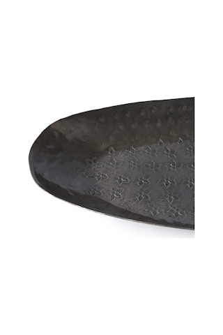 Yargıcı Metal Oval Dekoratif Tabak 35x15x3 Cm 26knha1073n St