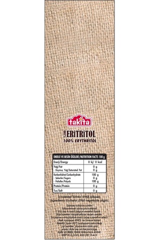 Takita Eritritol Bazlı Sofralık Tatlandırıcı 400 G Ery