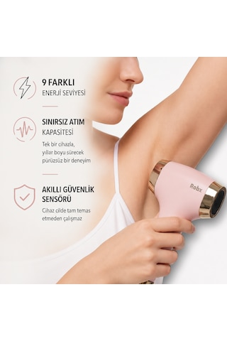 Robx A01 Buz Soğutmalı IPL Cilt Tanıma Sensörü Akne Ve Cilt Gençleştirme Bir arada Seri Atım