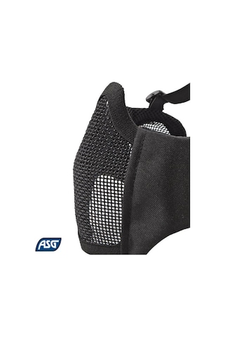 Asg Kulak Ve Ağız Korumalı Siyah Airsoft Maske
