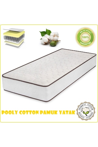 70 x 110 Pooly Ortopedik Yatak Pamuk Bebek - Çocuk Yatağı Yatak