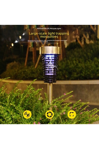 Xiyyadms Güneş Enerjili Dış Mekan İçin Su Geçirmez Led Kovucu Işık - Bahçe, Avlu Kullanıma Uygun, 6-12 Saat Sürekli Aydınlatma, Küçük Boy Çelik Konstrüksiyon