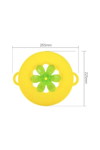 Dancemonkey Silikon Çiçek Dökülmeye Dayanıklı Tencere Kapağı Sarı - Güvenli Kapak Seçimi Diğer