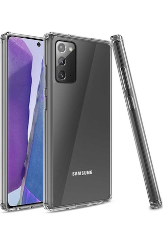 Lexroo Galaxy Note 20 Kılıf Nitro Anti Shock Silikon - Renksiz