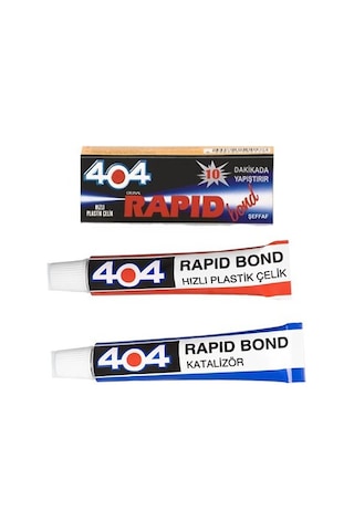 404 Hızlı Plastik Çelik Rapid Bond 16 Gram Şeffaf