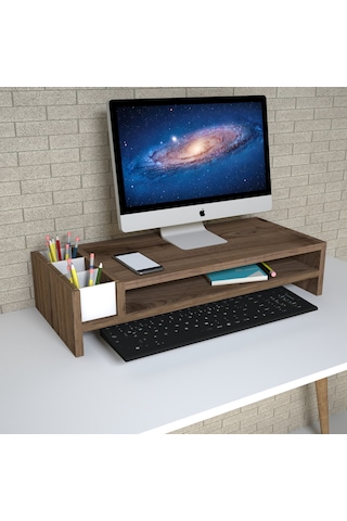 Emkawood Sally Çırağan Monitör Yükseltici Laptop Standı