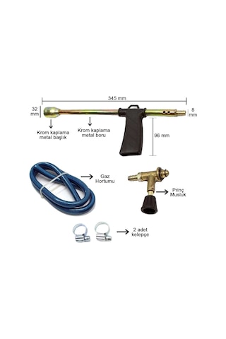 Master Vakumlu Yak-Yak Pürmüz Şalama Takım Set Siyah