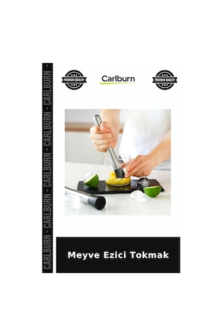 Meyve Ezici Tokmak Sunum Aracı Kokteyl Yapma Mutfak Aparatı