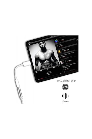 Apple Uyumlu iPhone / Samsung / Xiaomi / Huawei Usb-c To 3.5mm Kulaklık Dönüştürü Dac Chip